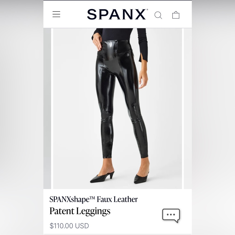 SPANXshape™ Faux Leather
Patent Leggings